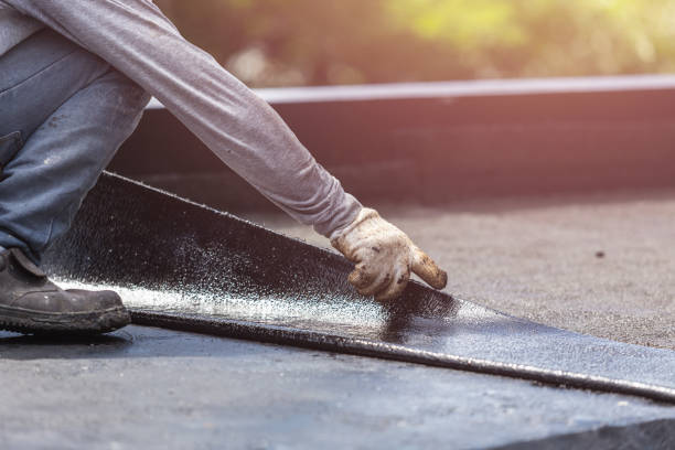 Professional Exterior Waterproofing technician working in Dumfries, VA
